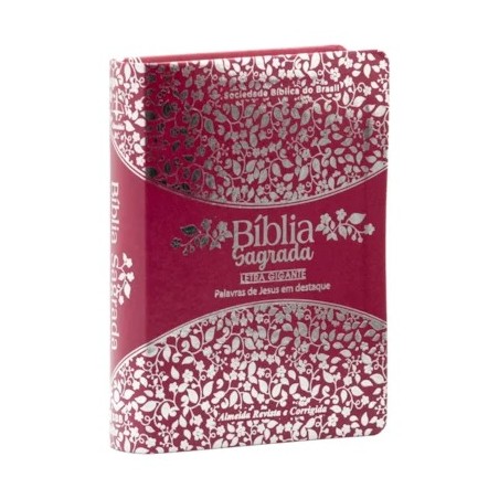 Bíblia Sagrada | ARC | Letra Gigante | Pink Prata